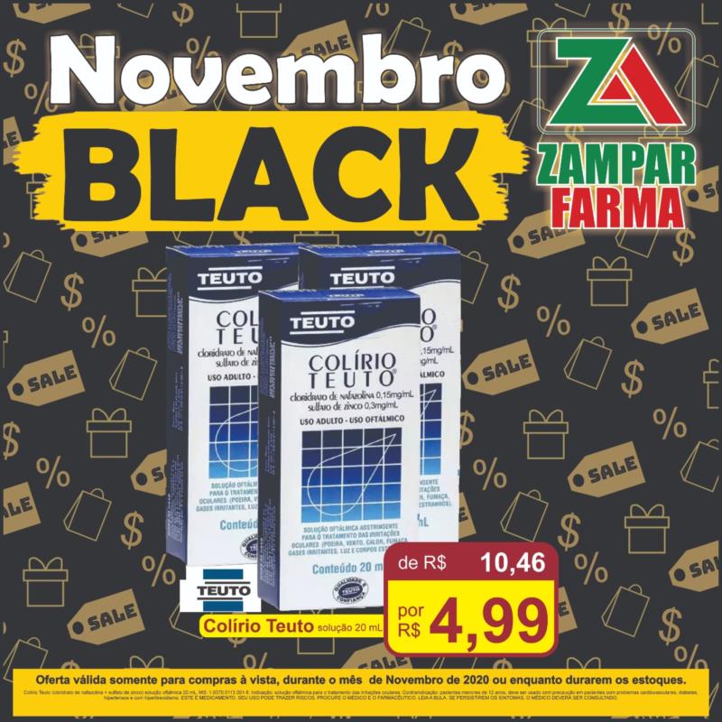 A Black Friday já começou na rede Zampar Farma