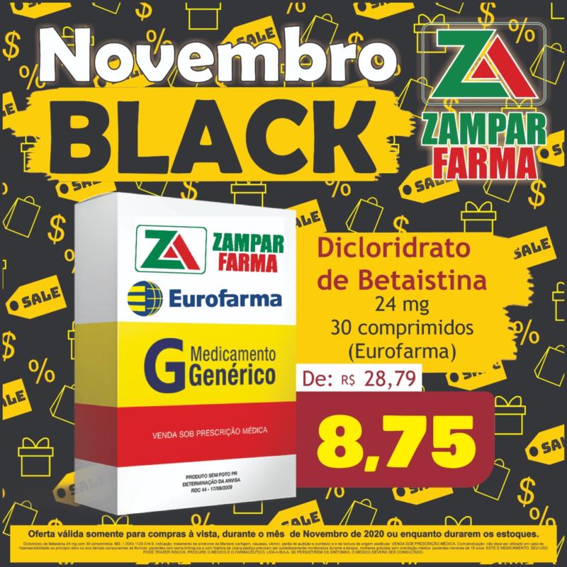 A Black Friday já começou na rede Zampar Farma