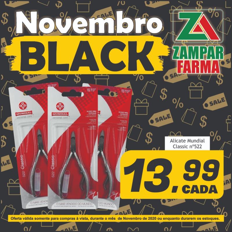 A Black Friday já começou na rede Zampar Farma