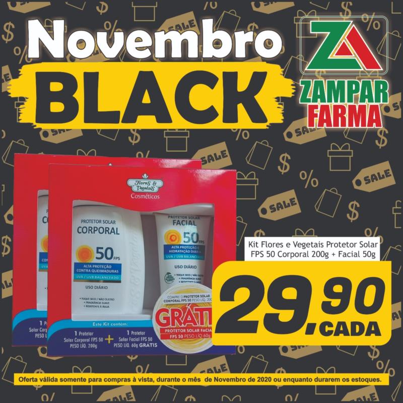 A Black Friday já começou na rede Zampar Farma