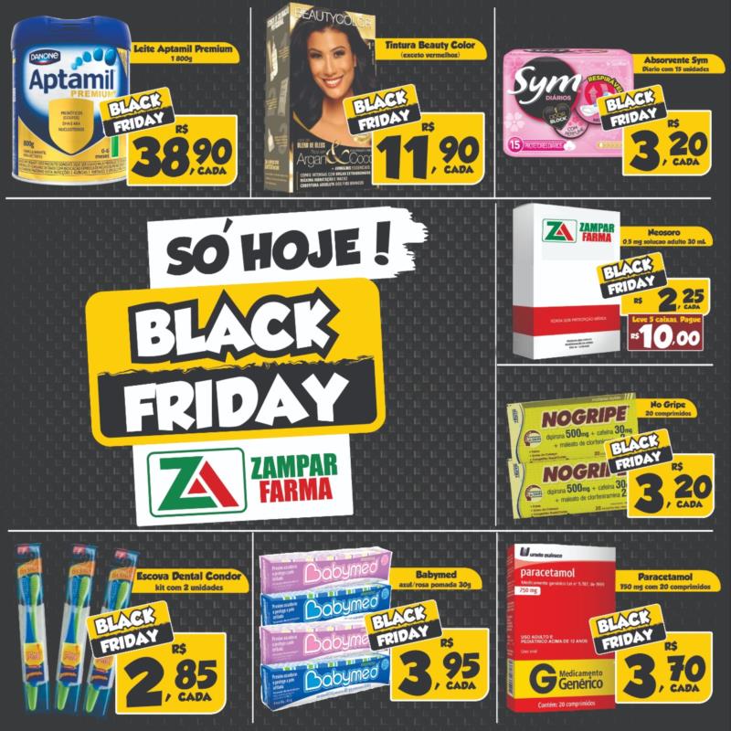 Hoje tem Black Friday na rede Zampar Farma